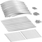 Land Guard 8×2×2ft Galvanized Raised Garden Bed Kit, Raised Garden Boxes Outdoor, Oval Metal Raised Garden Beds for Vegetables, Silver - Image 3