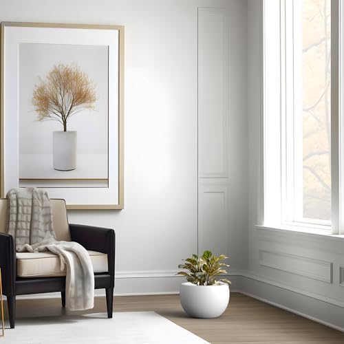 Kante White Concrete Planter 11.8" Dia All-Weather Round Small Pot - Image 5