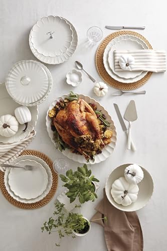Lenox 896914 French Perle Scallop 3-Piece Herb Pots & Tray Set - Image 7