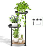 Oppro 3 Tier Plant Stand Indoor Outdoor, Corner Metal Flower Shelf Holder by Oppro