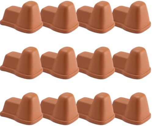LemonRoad 12 Set Terra Cotta Cement Pot Feet for Outdoor Planters, Funny by Unknown