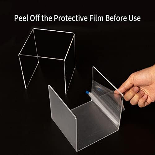 HIIMIEI Clear Acrylic Display Risers 2 Sets - Image 3