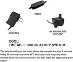 Hydroponics Growing System Kit 72 Plant Sites 4 Layers Food-Grade PVC-U Pipes Hydroponic Grow Kit Gardening System with Water Pump, Timer,Net Pots and Sponge for Vegetables,Fruits,Herb - Image 3