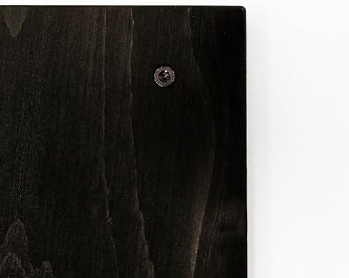 Daniel's Plants 3 Pack Mid-Century Modern L Shaped Wooden Plant Shelf Kit | Wall Mounted Floating Shelves | Solid Wood Wall Planter Shelf | Midnight Black - Image 5