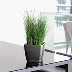 Lechuza Quadro LS 21 Scarlet Red High Gloss, Self-Watering Square Planter, H7.9 L8.3 W8.3 in - Image 4