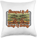 Bonsai Tree Plant Tools Care Kit Set Gifts Ideas Way of Living Penjing Indoor Bonsai Throw Pillow, 18x18, Multicolor by Unknown