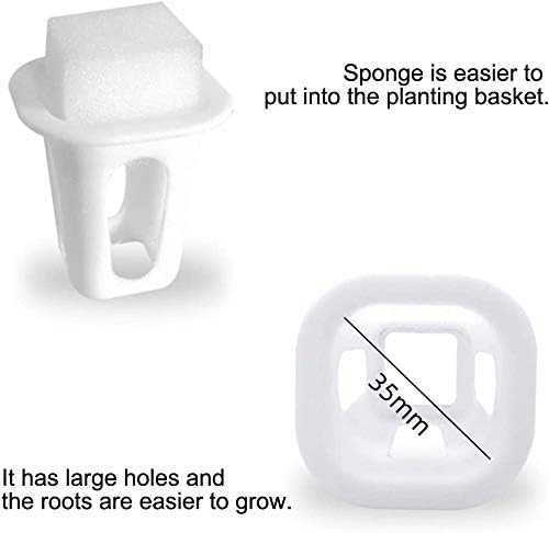 Hydroponics Growing System Kit 72 Plant Sites 4 Layers Food-Grade PVC-U Pipes Hydroponic Grow Kit Gardening System with Water Pump, Timer,Net Pots and Sponge for Vegetables,Fruits,Herb - Image 4