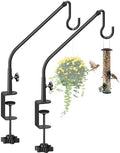 20 Inch Extended Reach Deck Hook Hanger for Railing, 2 Pack by Tuohours