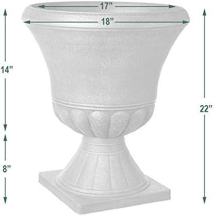 Arcadia Garden Products PSW DB51C Hamilton Urn, 18 by 22", Chocolate - Image 5