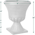Arcadia Garden Products PSW DB51C Hamilton Urn, 18 by 22", Chocolate - Image 5