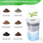 24 Pack 2.5" Self Watering Seed Starter Pots for Plant Propagation Cuttings - Image 5