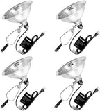 VIVOSUN 4 Pack Clamp Lamp Light with Detachable 8.5 Inch Aluminum Reflector by VIVOSUN