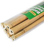 Jollybower 10pcs 1" D Thicker Heavy Duty Bamboo Stakes, 8FT Plant Stakes, Natural Garden Stakes for Tomato, Bean, Flowers,Trees Potted and Climbing Plant Support by Jollybower