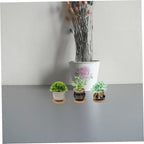 Ceramic Succulent Planter Pots Xmas 6pcs with Drainage Holes - Image 5