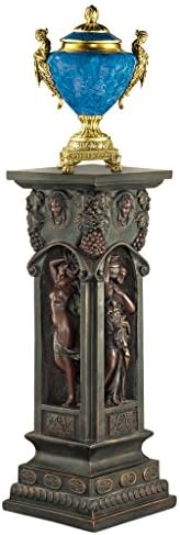 Design Toscano Fontaine des Innocents Pedestal Plant Stand, Verdigris - Image 4