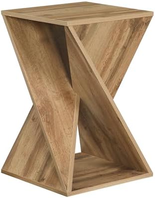 Albany Living Twisted Wood Accent Side Table, Architectural, Natural - Image 4