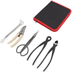5Pcs Bonsai Tool Set Carbon Steel Bonsai Scissors, Rake, Branch Cutter, Pruning Shears, and Pliers for Bonsai Shaping, Gardening, and Plant Maintenance Kit by Unknown
