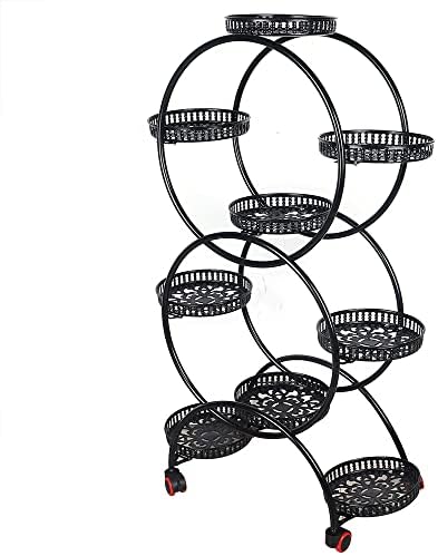 6 Tier Metal Plant Stand Indoor/Outdoor Multiple Flower Pot Holder - Image 4
