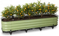 Aoodor 63x16.5 Rolling Raised Garden Bed, Self Watering Planter Box by Aoodor
