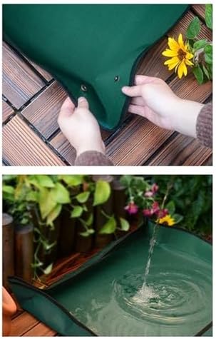 Plant Potting Mat Repotting Mat for Indoor Plant Transplanting and Mess Control, 43 X 29 Inch Waterproof Plant Potting Mat Foldable - Image 6
