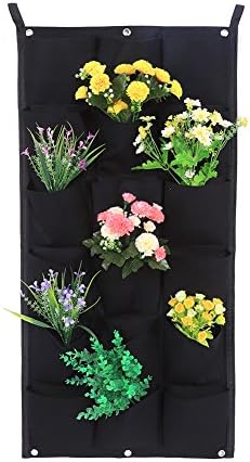Jiawu 7 Pocket Vertical Felt Garden Planter, Wall Hanging Grow Bags (18 - Image 3