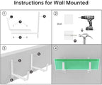 Y&M 4 Pack Adjustable Planter Box Brackets (6 to 12.5 in), Universal Window Box Brackets, Heavy Duty Iron Flower Box Wall Mounting Hooks for Balcony, Fences, Patio, and Garden - White - Image 6