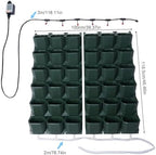 Vertical Wall Planter, Self-Watering Vertical Garden Planter Set with 36 Pots, Stackable Planters Grow Pots with Electronic Timer for Growing Veggies, Fruits, Herbs, Flowers. - Image 3