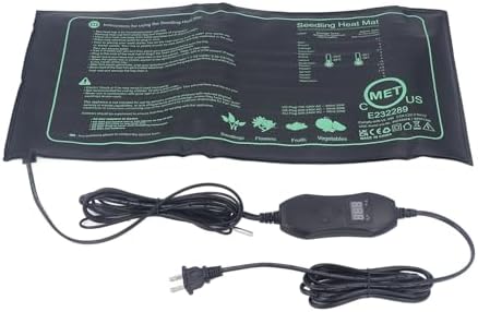 aqxreight Seedling Heat Mat with Digital Thermostat Efficient Versatile Seed Starting Heating Pad for Germination UK Plug The and and Promotin Seedling Heat MatSeedling Heating (US Plug 110V 2.8W) - Image 5