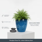 Fiberglass Standing Planter, 1 PC - Image 4