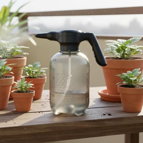 Baoblaze Watering Sprayer Sprayer Spray Bottle Plant Mister Transparent Mist Nozzle USB Rechargeable Continuous Spray Suitable for Indoor Plants Vertical Gardens Lawn Care Home Cleaning, 3L - Image 5