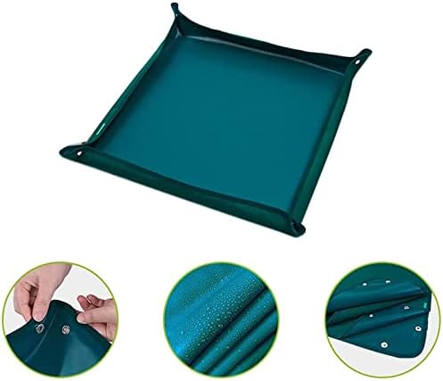 2pcs Plant Transplanting Repotting Mat Garden Mat for Repotting Succulent Plants Change Soil Portable Foldable Reusable for Pruned Plants Seedlings Potted Watering (Size : 100 * 100cm) - Image 2