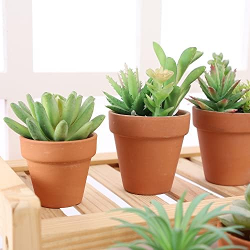 Yishang 2 inch Small Terracotta Pots with Drainage Holes,Mini Clay Ceramic Pottery Planter,Cactus Flower Nursery Terra Cotta Pots, for Indoor/Outdoor Succulent Plants, Crafts, Wedding Favor(80 Pack) - Image 4