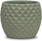 Abbott Collection Extra Large Deboss Leaf Planters, Set of 2 - Image 3