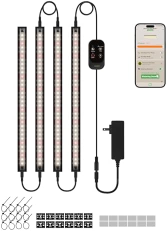 GLOWRIUM Grow Lights for Indoor Plants, LED Grow Light Bar Full Spectrum by GLOWRIUM