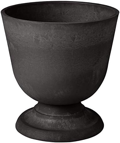 Arcadia Garden Products PSW BC38BK Classical Urn, 15 by 15", Black by PSW