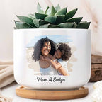 to My Daughter, Personalized Ceramic Plant Pot, Gift for Mom - Image 7