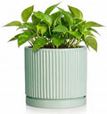 Ceramic Flower Pots, 6 Inch Plant Pot, Round Planter, Mint Green by Unknown