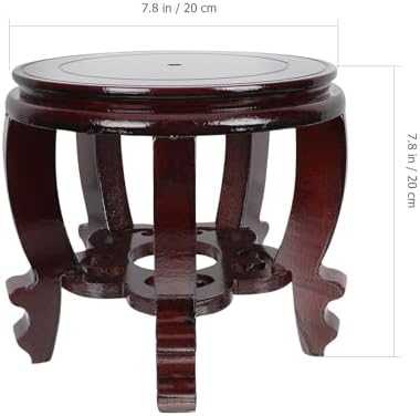 Hemoton Wooden Planter Stand Oriental Style Plant Stand - Image 2
