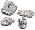 SubstrateSource Natural Aquarium Stones - Soft Grey to Bluish-Grey w/Subtle White Veins - Iwagumi Aquascaping Rocks, Freshwater Tanks, Betta Fish Tank, Shrimp, Cichlids - Boutique Seiryu, 10 LB by SubstrateSource