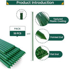 PROWORX 48 Inch 4 Ft Plant Support Garden Stakes for Outdoor Plants, 50 PCS - Image 5