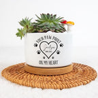 Personalized Dog Memorial Gift Planter, Dog Sympathy Gift - Pet Memorial, Pet Memorial Planter Pot with Bamboo Tray, Custom Pets Condolences Loss Gifts, Dog Memorial Gifts Plant Pot, 5 - Image 3