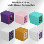 MTG Commander Deck Box with Dual Display Windows and Dice Tray - Image 6