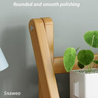 Plant Stand, 2 Tier Foldable Plant Shelf,Table Plant Pot Stand, Bamboo Organizer Flower Stand, Ladder Plant Holder, for Indoor Outdoor Home (11.8"/30cm,Bronze) - Image 7