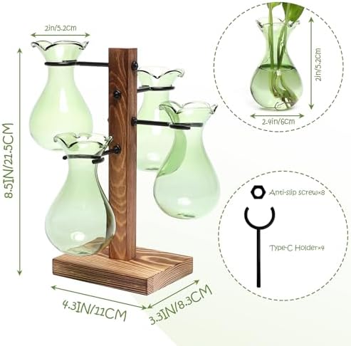 Plants Propagation Stations Bulb Glass Propagation Birthday Gift for Women - Image 3