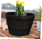 Resin Bonsai Flowerpot Decorative Outdoor Planter for Plants Space-Saving Design Imitation Texture for Use Training Pots for Germination - Image 6