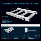 200W LED Grow Lights for Indoor Plants,Full Spectrum,2x2ft Coverage - Image 3