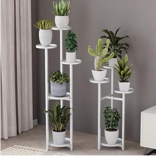 Takywep Corner Plant Shelving Multi-Layer Heavy Duty Metal Flower Pot Stand for Patio Garden Balcony Living Room Bedroom - Image 4