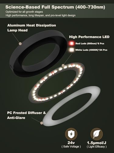 GLOWRIUM Smart Desktop Grow Light for Indoor Plants, Full Spectrum LED - Image 5