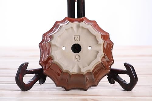 Willow Bonsai Ceramics Flower Design Bonsai Pot 5 Inch – Elegant Ceramic Bonsai & Succulent Pot, High‑Fired Frost‑Proof Stoneware with Drainage+Wiring Holes, Handmade USA (Sunset, 5inch) - Image 6