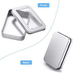 48 Pcs Tin Box Metal Tins with Lids Clear Top Empty Mini Portable Tins Box - Image 7